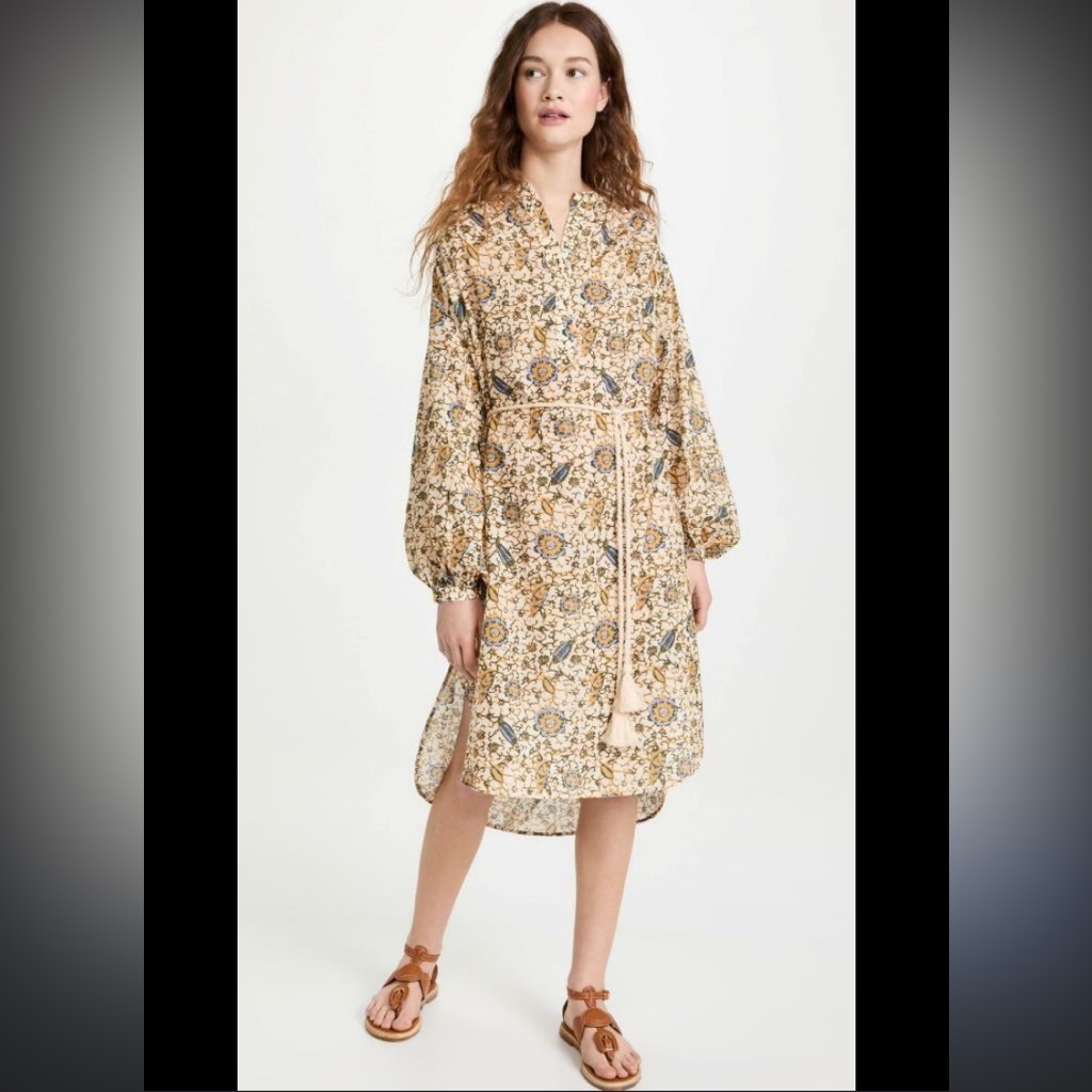 Ulla Johnson Agadir Floral Print Beach Coverup Dress